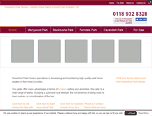 Tablet Screenshot of greenfordparkhomes.co.uk